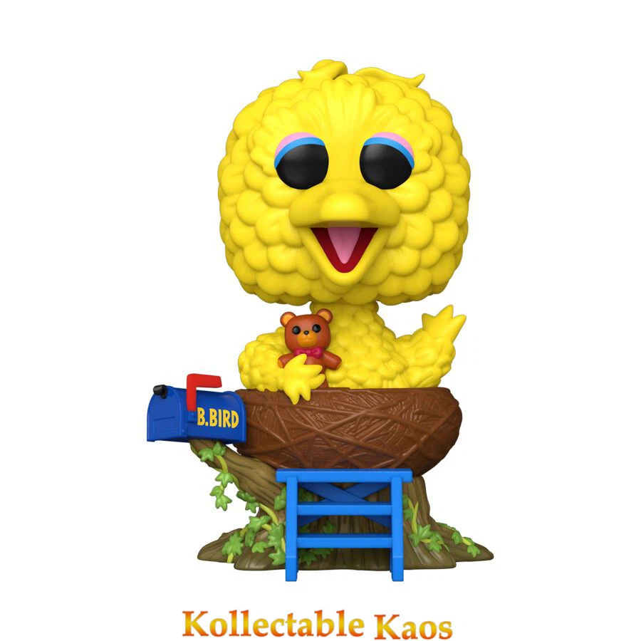 Sesame Street - Big Bird in Nest Deluxe Pop! Figura Vinilo #1612 Foto 3 de 3
