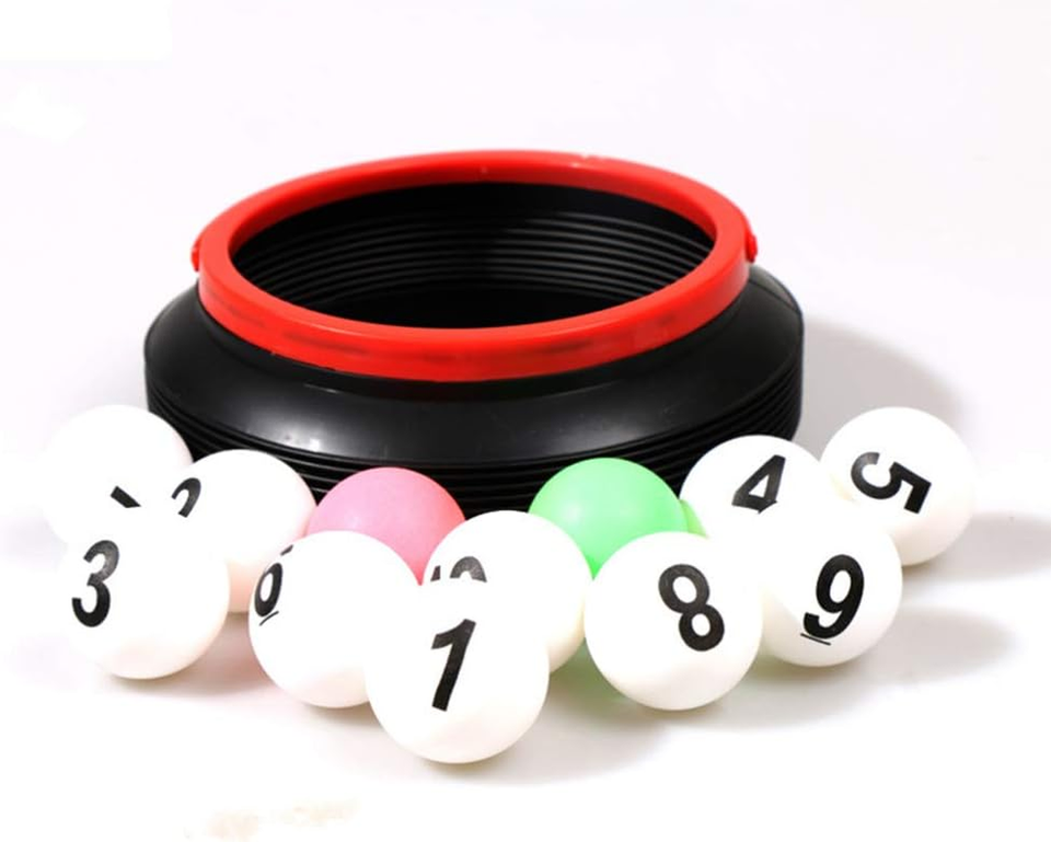 13Pcs Numbered Bingo Balls Bingo Ping Pong Balls Table Tennis Balls for