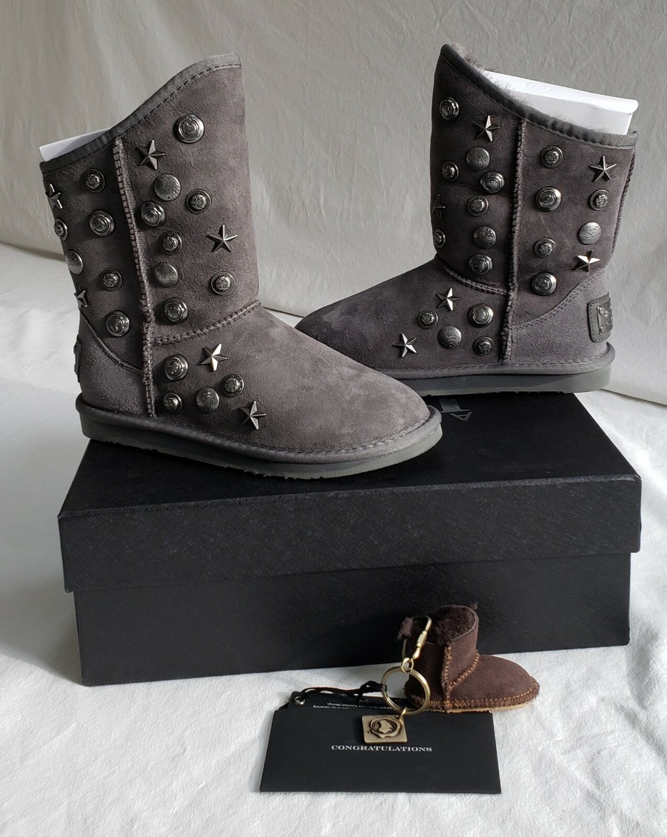 New Australia Luxe Collective ANGEL Short boots, Women 6M, Gray