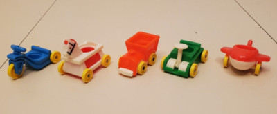 FISHER PRICE LITTLE PEOPLE NURSERY TOY TRICYCLE CART TRAIN AIRPLANE HORSE 70s