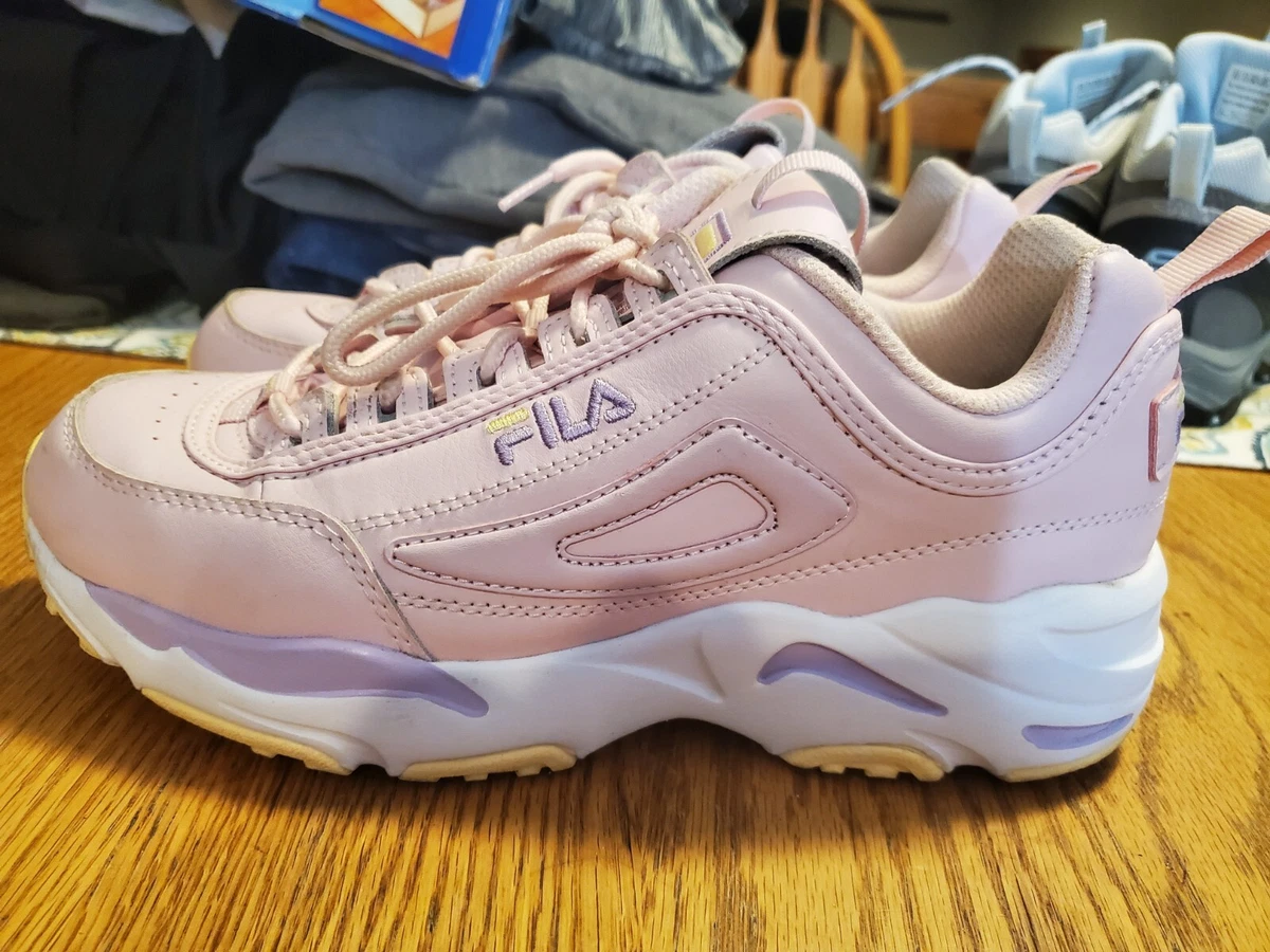 converteerbaar Absorberen Edele Womens Fila Disruptor Sneakers/Shoes size 9 Pink/White /Purple | eBay