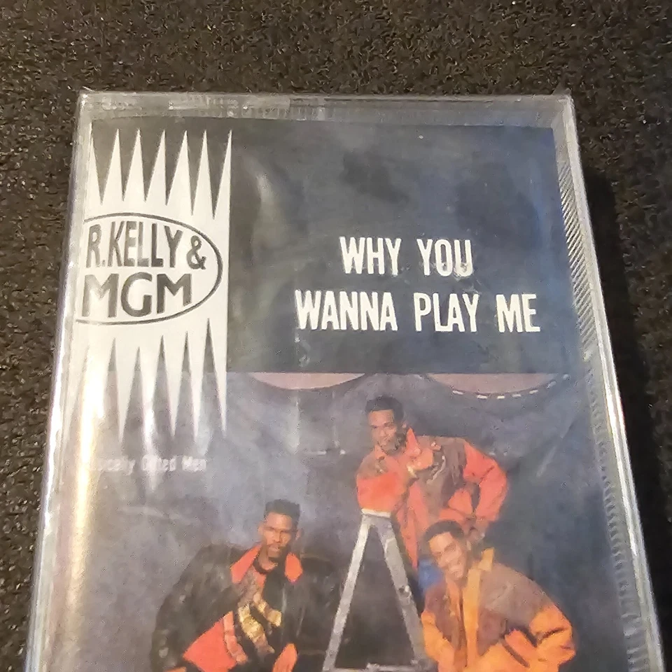 R Kelly & MGM Why You Wanna Play Me Sealed Cassette Single HTF Hip Hop Funk Soul - Image 2 of 4