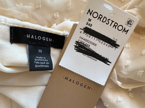 HALOGEN ruffled blouse size M - Picture 10 of 10