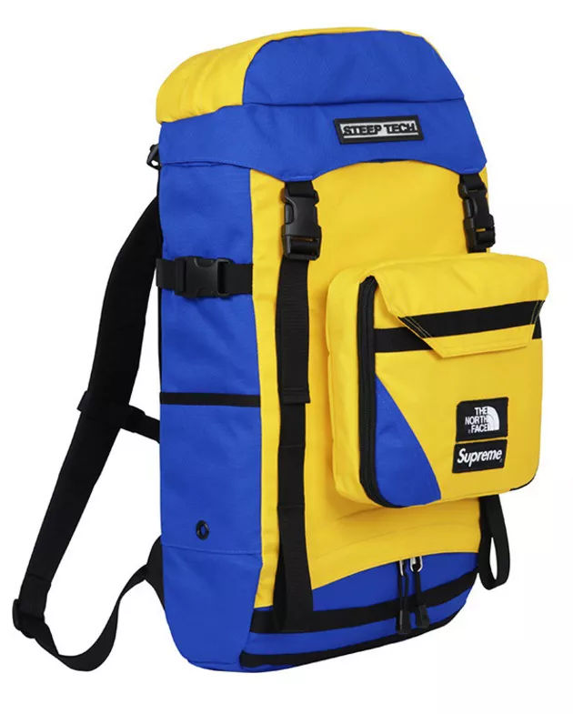 Supreme North Face Steep Tech Royal Yellow Backpack TNF Box Logo Limited