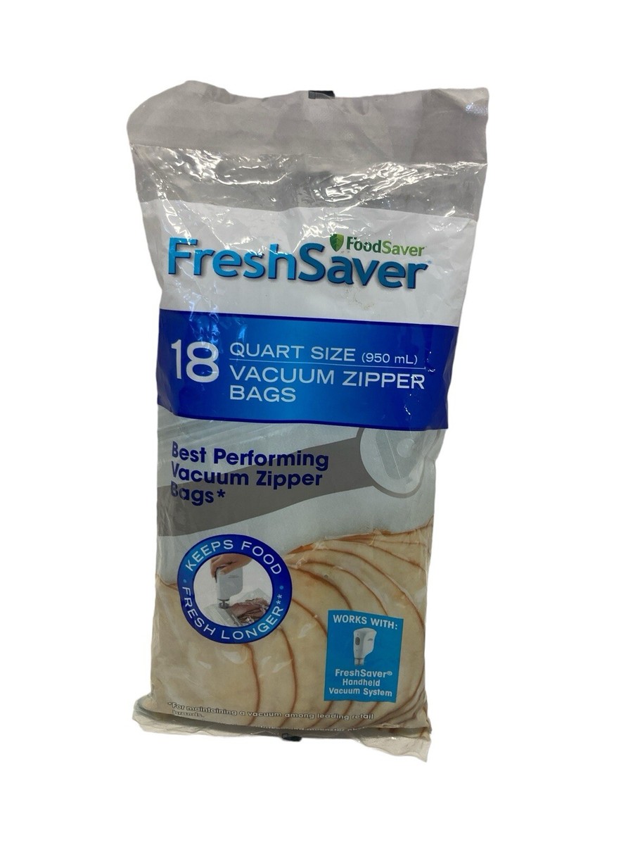 Freshsaver Handheld Vacuum Foodsaver Vacuum Zipper Quart Bags