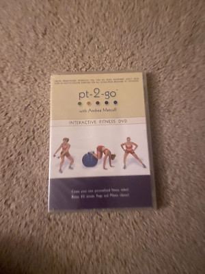 PT-2-GO WITH ANDREA METCALF INTERACTIVE FITNESS DVD NEW