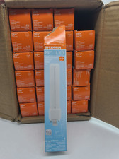 Sylvania 26w LED Bright White 3500K Uses 9w Ballast, NEW 1250 Lumens Case of 24