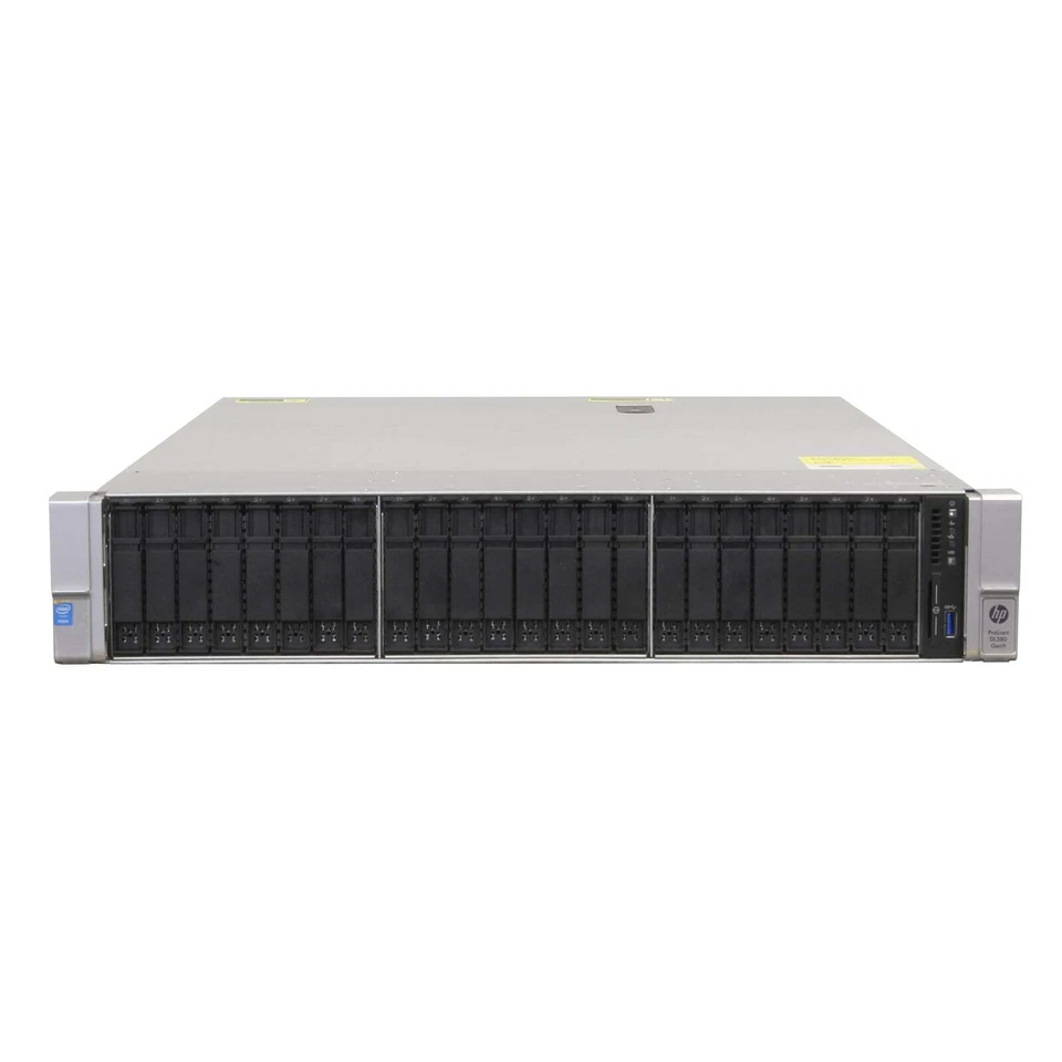 HP Server ProLiant DL380 Gen9 2x 6C E5-2620 v3 2,4GHz 64GB 24xSFF P440ar 2xPCI-E