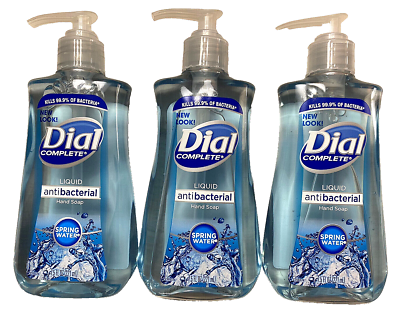 Dial Complete ANTI-BAC Liquid Hand Soap Spring Water Set of 3 Pumps Total  22.5 17000026701| eBay
