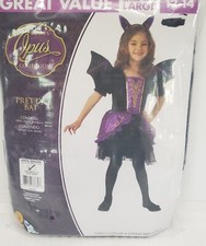 New Rubies Opus Collection PRETTY BAT Dress up Size Large child 12-14 Costume