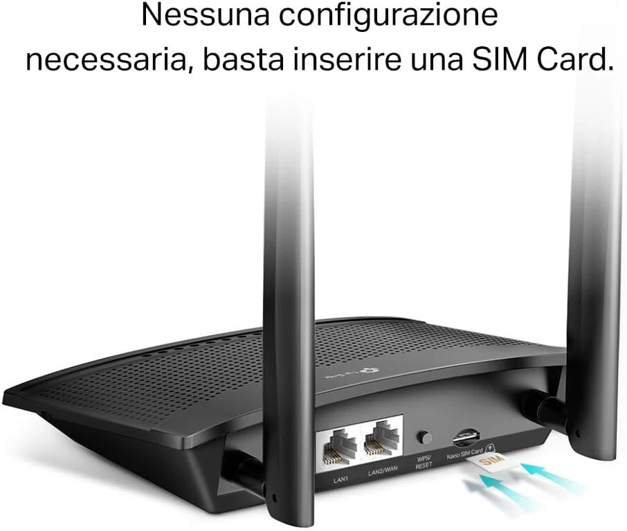Router Wifi 4G Tp-Link con SIM DATI INCLUSA e tariffa da 9,99€ al mese - Immagine 4 di 4