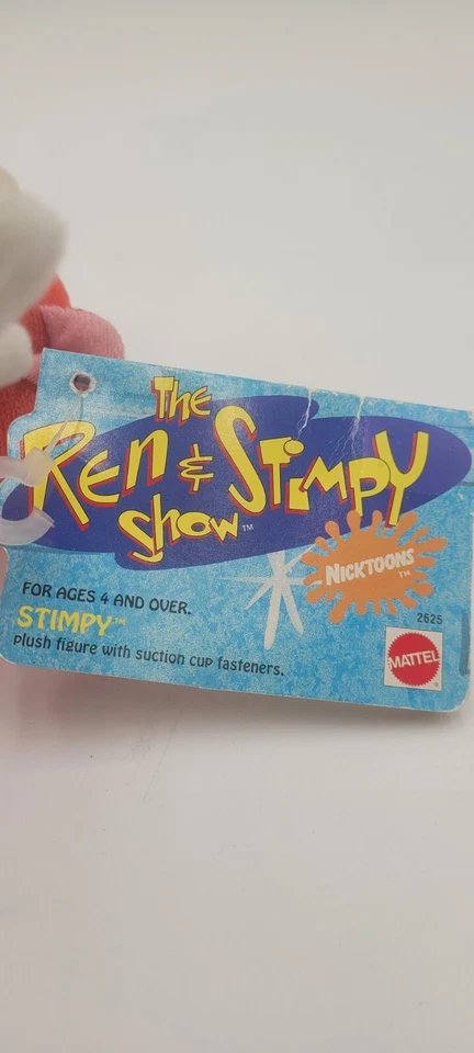 De colección 1992 Stimpy Window Cling Nuevo con Etiquetas Ren & Stimpy Show Nickelodeon Mattel Nicktoons Foto 2 de 4