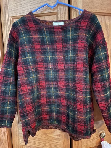 Express Wool Plaid Sweater size small EUC - Picture 4 of 4