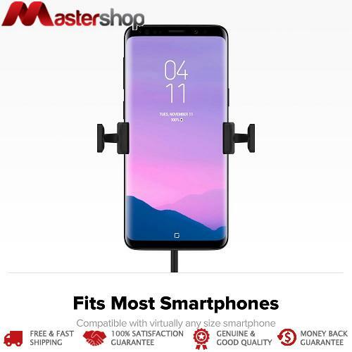 Mophie Wireless Charge Stream Vent Mount for iPhone Xs/X & Samsung Black - Picture 5 of 6