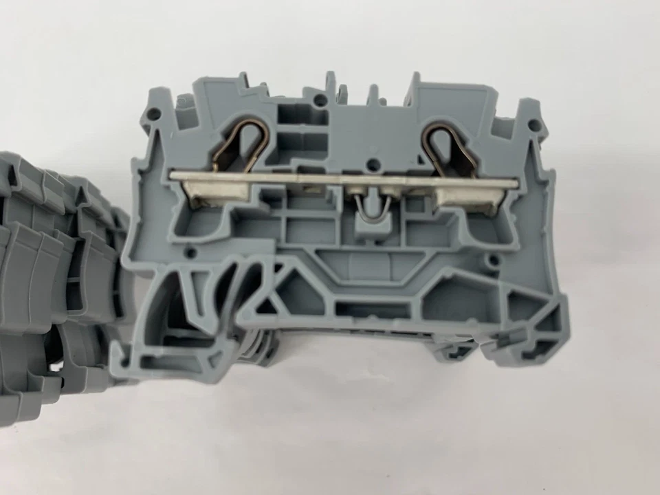 WAGO 2004-1201 Terminal Block Connector 2-Position Feed Through Gray Lot of 16 - Image 3 of 4