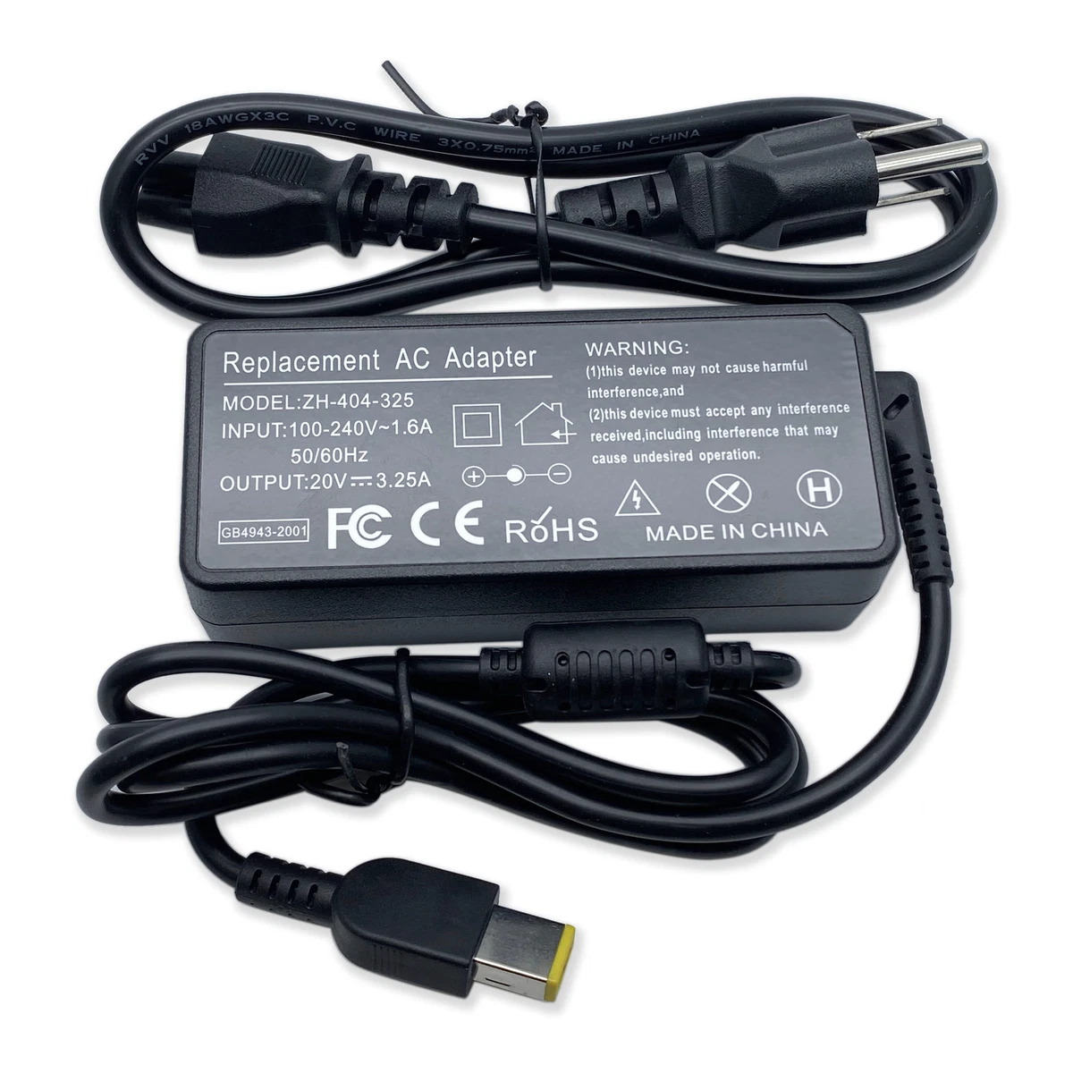 AC Power Adapter Charger For Lenovo ThinkPad S3-S431 20BA, S5-S531  ADLX65NDC2A | eBay