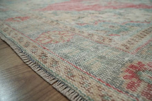 BOHO DECOR RUG, Red Area Rug, Vintage Oriental Rug, Carpet, 5.58x9.81 ft. H-2167 - Bild 5 von 11