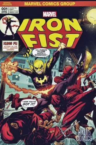 IRON FIST 1 RYAN STEGMAN COLOR 1st MARVEL PREMIERE 15 HOMAGE VARIANT NM - Picture 1 of 1