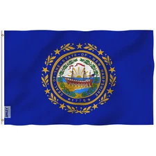 Anley Fly Breeze 3x5 Foot New Hampshire State Flag New Hampshire NH Flags