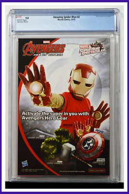 Amazing Spider-Man #2 CGC Graded 9.8 Marvel 2016 Alex Ross Cover