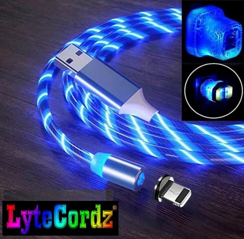 LED Light Up Charging Charger Cable USB Data Cord iPhone Android Type C Phone - Picture 62 of 72