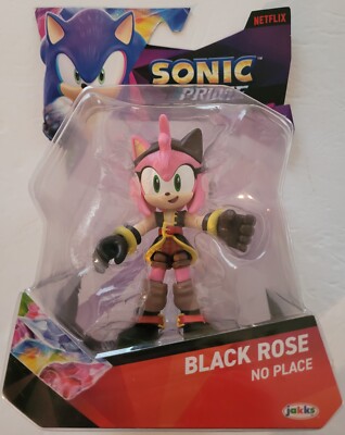 Black Rose No Place Sonic Prime Netflix  Action Figure  Sega   5.5'' H   Ages 3+ 
