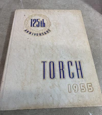 torch yearbook 1955 springhill college mobile alabama