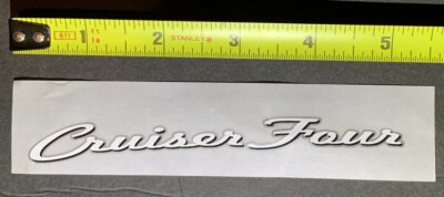 NOS SCHWINN CRUISER FOUR 4*GENUINE*SCRIPT 5'' BICYCLE DECAL