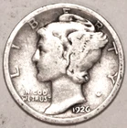 1926-P Mercury Dime - Very Good - 3412ED - FREE SHIPPING