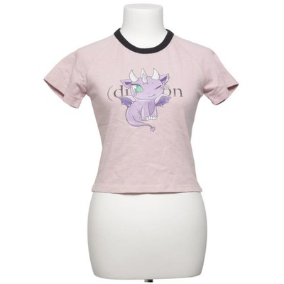 Division, T-shirt, Größe: M, Pink/Schwarz/Lila, Bio-Baumwolle, Print #ifI