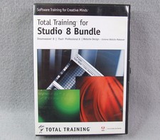 Adobe Total Training Studio 8 Bundle 6 Disc DVD Set Software Training
