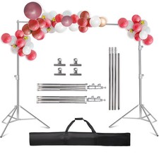 9.2 X 10 FT Stainless Steel Heavy Duty Backdrop Stand, Adjustable Background ...