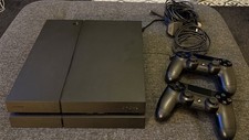 Sony PlayStation 4 (PS4) 500GB Console +2 Controllers  | Tested | Factory Reset