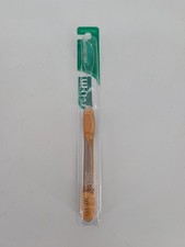 GUM Toothbrush 471 Micro Tip Compact Soft New NOS Orange