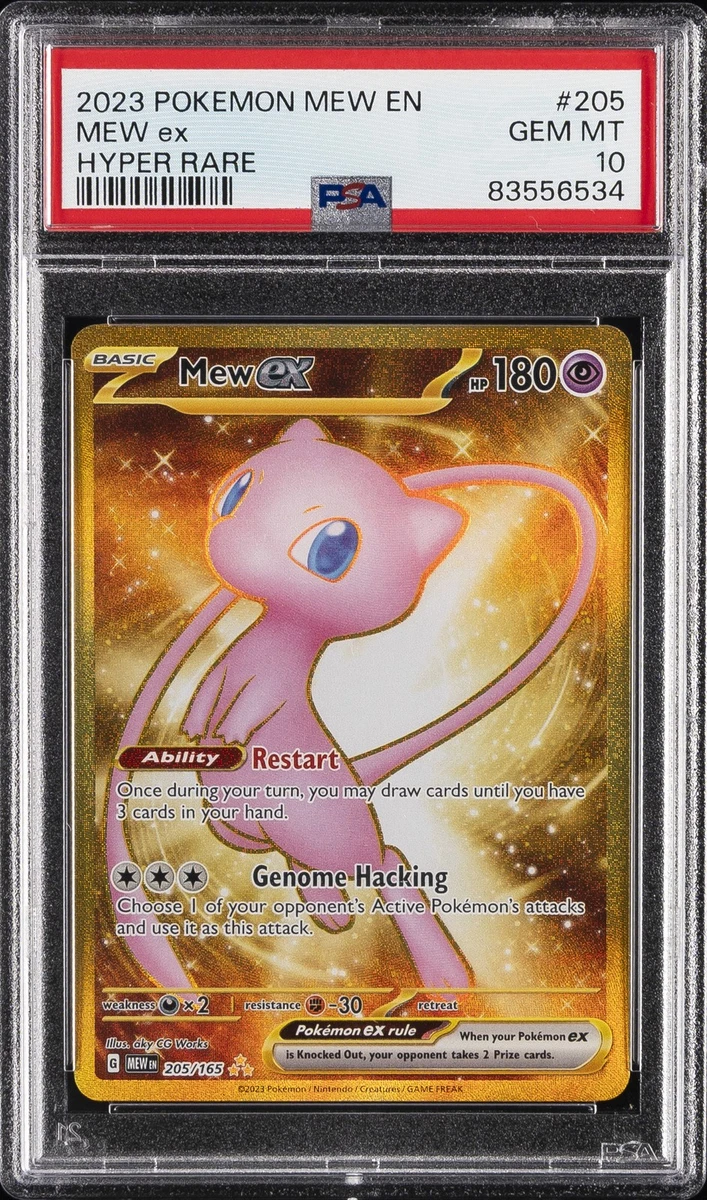 Pokémon TCG Grade 10 Mew Individual Collectible Card Game Cards