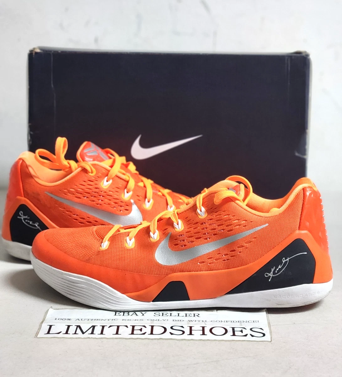 Nike Kobe 9 EM TB White Orange Blaze for Sale | Authenticity