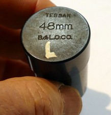 Bausch & Lomb Empty Metal case for Microscope eyepiece 48mm Tessar brass