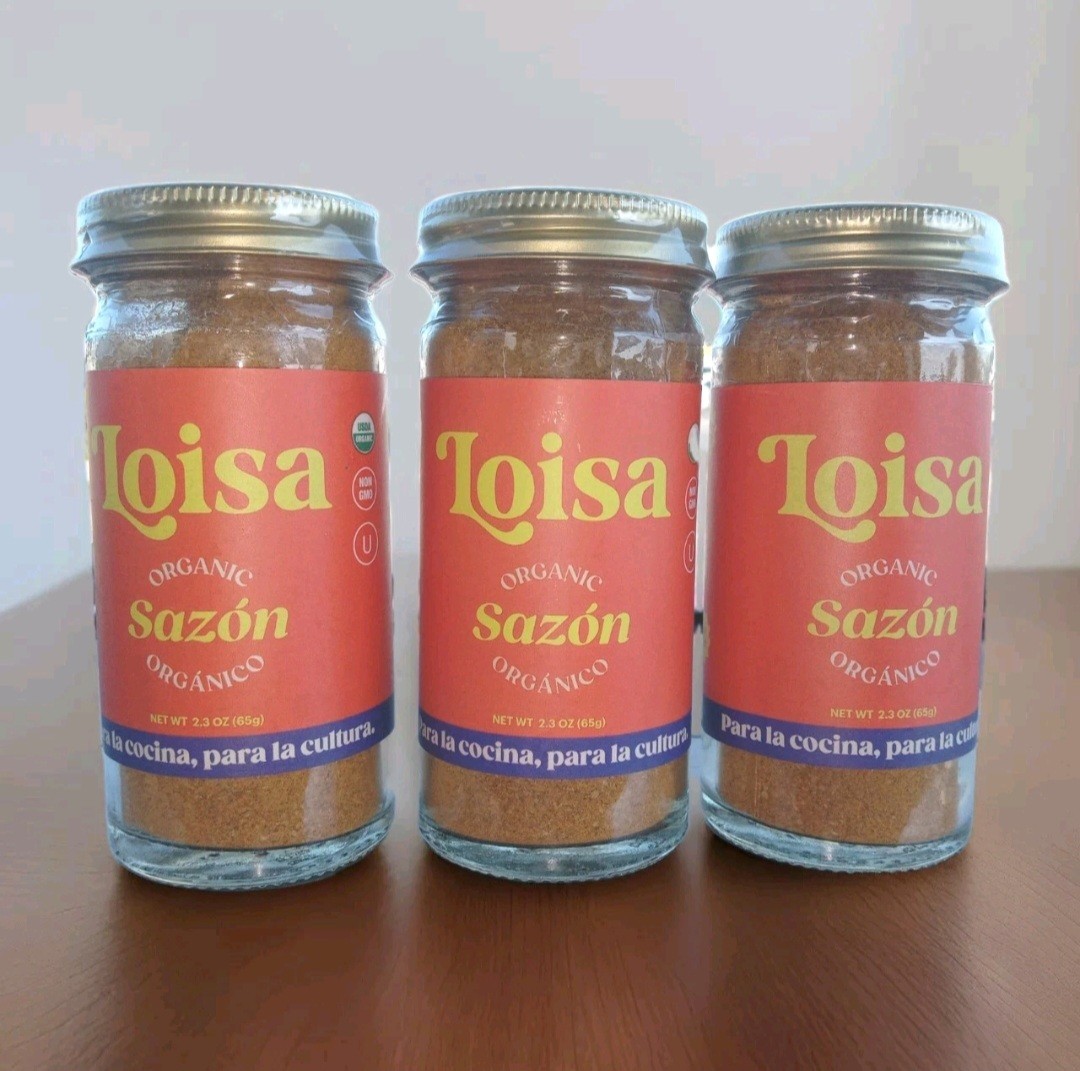 Lot Of 3: Loisa Sazon 2.3 OZ Organic Latin Seasoning Spices No MSG Sealed 09/27