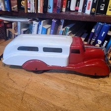 VERY NICE VINTAGE 1930's  MARX TOYS  PRESSED STEEL AMBULANCE