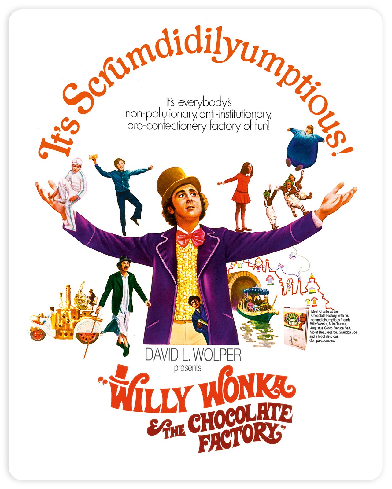 Willy Wonka & the Chocolate Factory (4K UHD Blu-ray) Gene Wilder Aubrey Woods