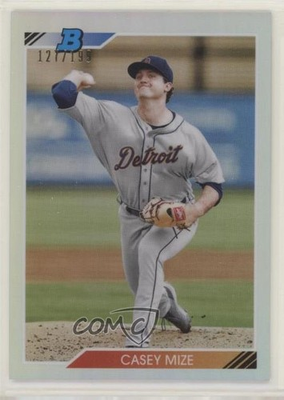 #ad 2020 Bowman Heritage Chrome Prospects Refractor 127 199 Casey Mize #92CP CM 0c1h $17.50
