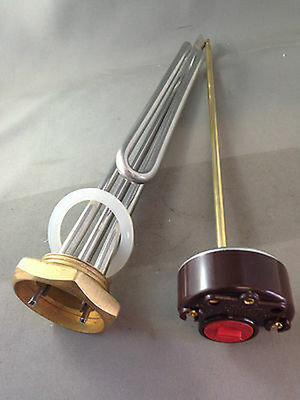 SUNRAY SOLAR HOT WATER ELEMENT THERMOSTAT 1 1/4'' BSP 2400 WATT