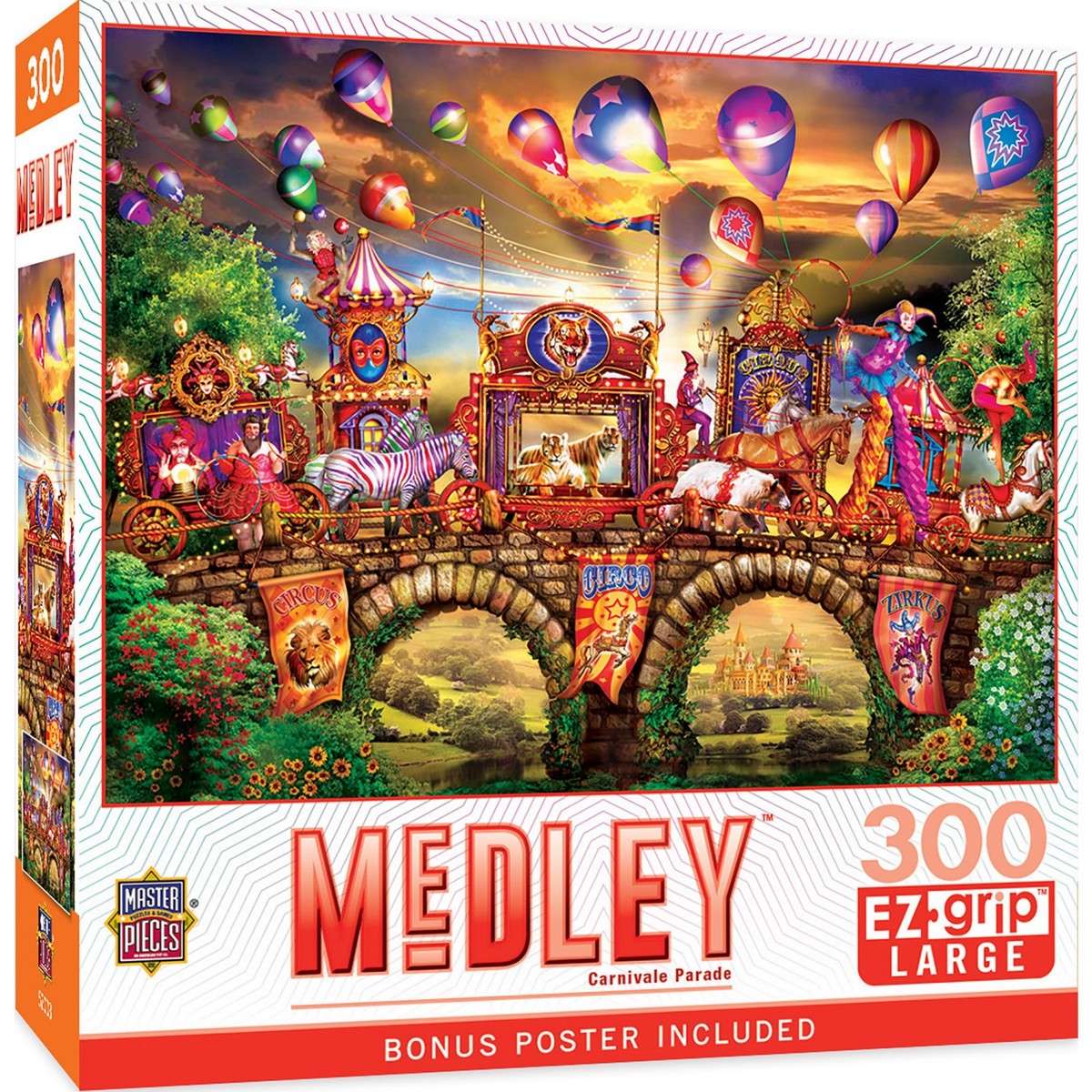 MasterPieces - Medley - Carnivale Parade 300 Piece EZ Grip Jigsaw