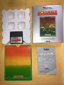 Vintage GCE Vectrex SCRAMBLE Arcade Game Complete Box, Manual, Overlay 1982