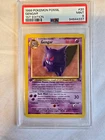 Pokemon TCG 1999 Fossil 1st Edition Gengar 20/62 English Regular Rare PSA 9