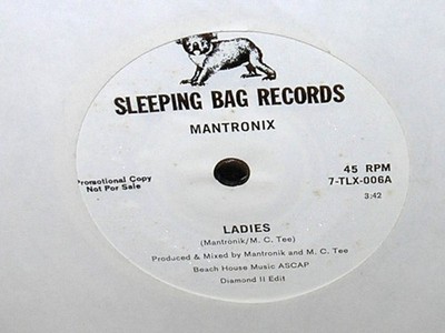 MANTRONIX-Ladies/Dub Extended Remix-OR.1986 RARE NM ELECTRO-HIP HOP PROMO 45!