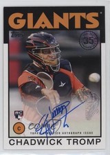 2021 Topps 1986 Topps Baseball Auto Chadwick Tromp #86A-CT Auto 0sm9