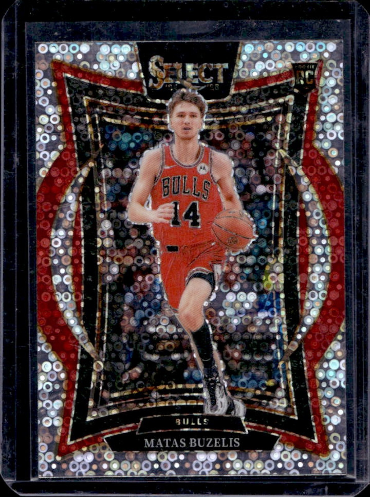 2024-25 Select Matas Buzelis Concourse Disco Prizm Rookie RC #70 Bulls