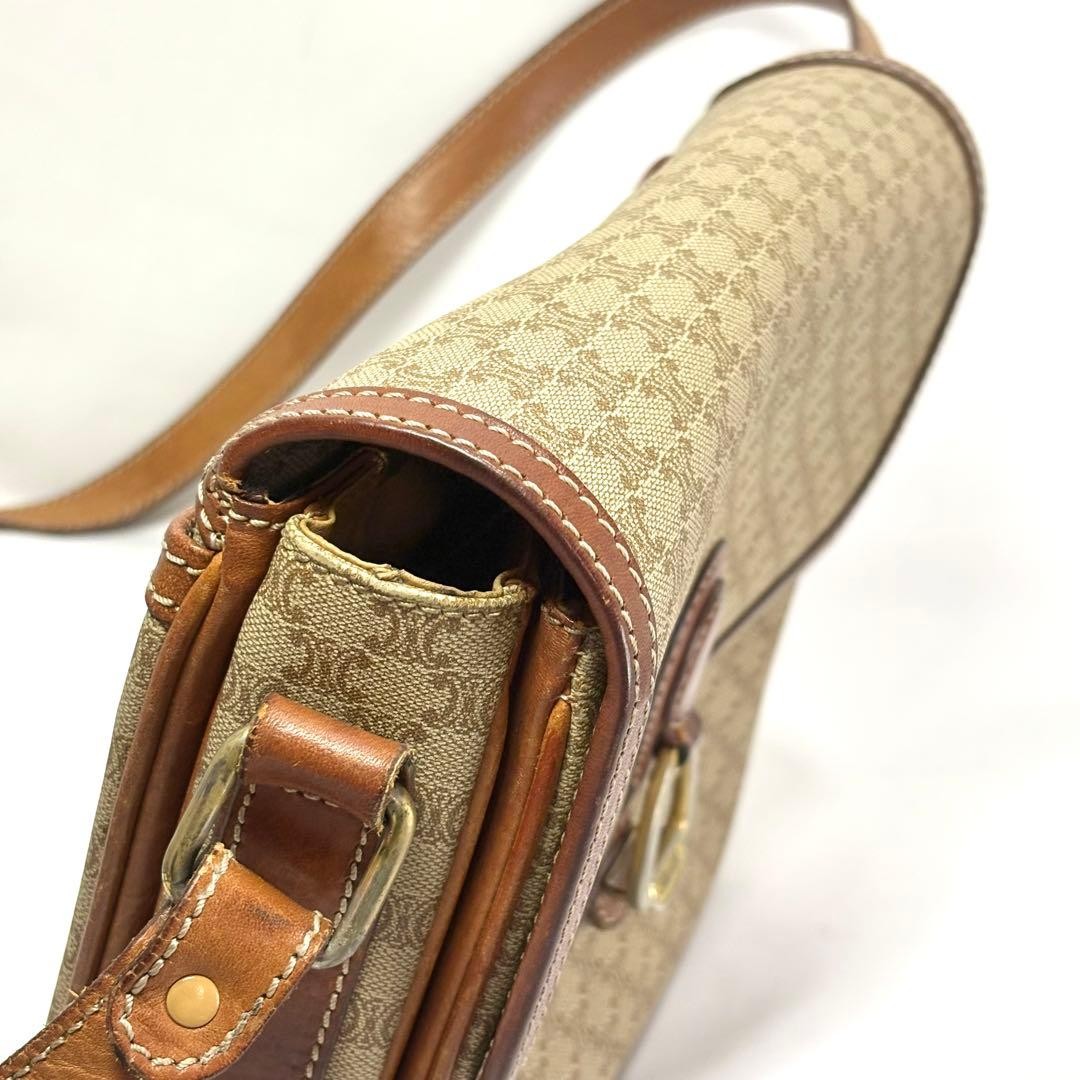 Rare Popular CELINE Macadam Pattern Shoulder Bag … - image 10