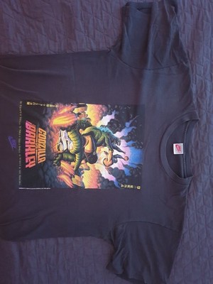 Original Charles Barkley Vs. Godzilla T-Shirt 1992 Made In The USA Size XL